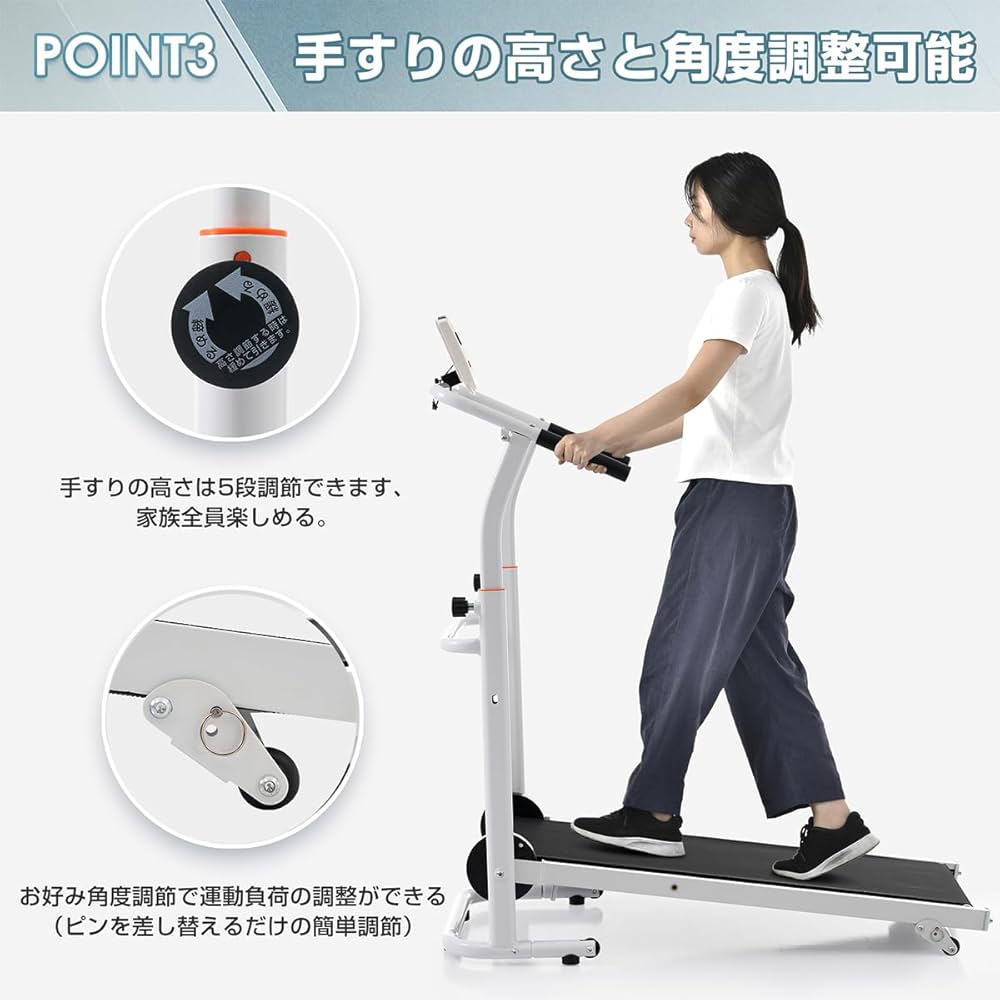 Amazon | Kennkari ランニングマシン 自走式 折りたたみ ルーム